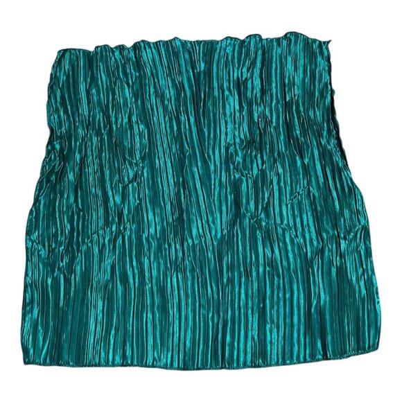 Pier 1 Imports Set of 11 Turquoise Satin Knot Napkins – 21” Square - Picture 1 of 4